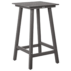 Acheter Beliani Ensemble pour bistro ADIRONDACK Gris foncé