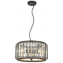 Luminaire Center Suspension Black BRISTOL 3 Lumières