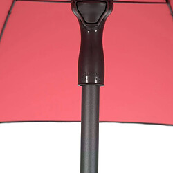 Acheter Hesperide Parasol droit rond Bogota - Inclinable - Diam. 250 cm - Rouge coquelicot