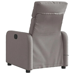 Acheter vidaXL Fauteuil de massage inclinable électrique Taupe Tissu