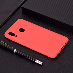 Wewoo Coque Souple Pour Galaxy A30 Bonbons TPU Couleur Rouge