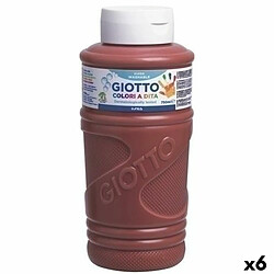 peinture pour doigts Giotto Marron 750 ml (6 Unités)