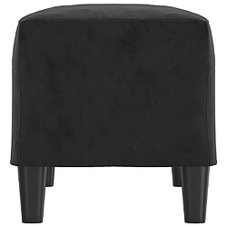 Avis vidaXL Banc Noir 70x35x41 cm Velours