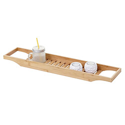 Mendler Planche pour baignoire HWC-B73, rack de dépose, support baignoire, bambou 5x67x15cm