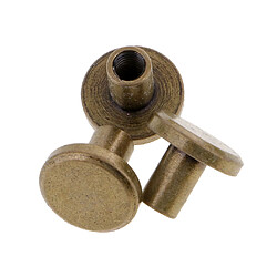 20 sets 8mm rivet rivets à vis chicago vis cuir artisanat bronze