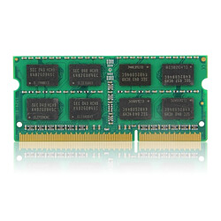 Avis Wewoo Mémoire vive RAM Module DDR3 1600 4G double face 16 pièces de 256 particules pour ordinateur portable