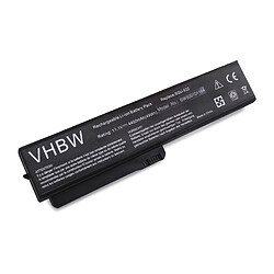 Vhbw Batterie LI-ION 4400mAh 11.1V noir compatible pour FUJITSU-SIEMENS Amilo remplace SQU-518, SQU-522, 3UR18650-F-2-QC12, 3UR18650-F-2-QC12W