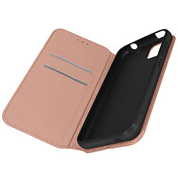 Avizar Housse Wiko Y52 Clapet Portefeuille Fonction Support Vidéo Rose