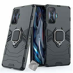 Htdmobiles Coque pour Xiaomi Poco F4 GT 5G - housse etui rigide anti choc + film ecran - NOIR