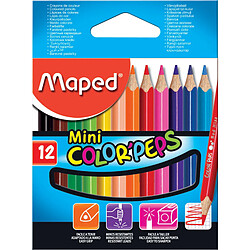 Maped Crayons de couleur COLOR'PEPS Mini, étui carton de 12 ()