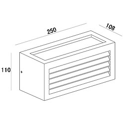 Avis Applique murale LED moderne prise E27 IP54 éclairage garage jardin terrasse balcon 230V