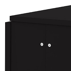 Acheter Mes Table pliante deux abattants noir - OPTIMUM