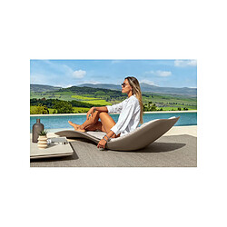 Acheter ICONIK INTERIOR Chaise longue de piscine design - Blanc mat - Hero Blanc