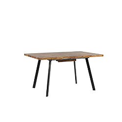 Beliani Table de repas HARLOW Bois clair pas cher