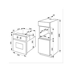 Avis Four intégrable 70l 60cm a catalyse inox - ao3004 - AMICA