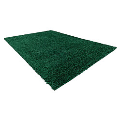 Avis RUGSX Tapis SOFFI shaggy 5cm bouteille verte 140x190 cm