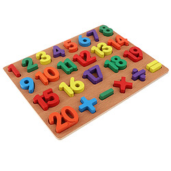 Acheter Puzzle En Bois Enfants/bébé Jouet Cognitif Numéro De Mathématiques 1-20