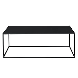 Avis Table Console en Métal 40 x 110 x 50 cm Noir Mat [en.casa]