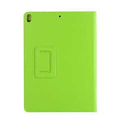 Etui en PU avec support vert pour votre Apple iPad 10.2 (2019)/Air 10.5 (2019)/Pro 10.5 (2017)