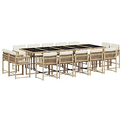 Ensemble table & chaises