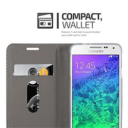 Cadorabo Coque Samsung Galaxy ALPHA Etui en Gris