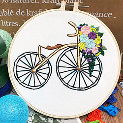 Acheter Gamme Complète De Kit De Broderie Avec Motif DIY Hoop Craft Dia. Style De 20 Cm 3