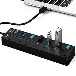 Acheter Universal Hub USB 3.0 à 7 ports, alimentation, distributeur, câble d'extension, adaptateur CA, bureau