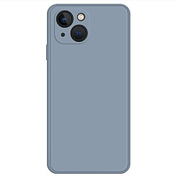 Coque en TPU caoutchouté, anti-chute pour votre iPhone 14 - Bleu gris