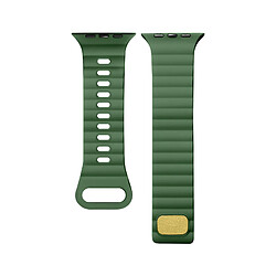 Avizar Bracelet pour Apple Watch 41mm / 40mm / 38 mm Silicone Souple et Doux Vert foncé