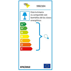 Acheter EPIKASA Suspension Terra, Noir, Verre, 38x38x110 cm