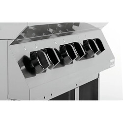 Piano de cuisson 6 brûleurs 28,5 kW - L1200xP700xH910-955 - soubassement ouvert - Bartscher