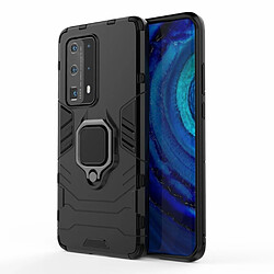 Coque en TPU hybride cool guard avec béquille noir pour votre Huawei P40 Pro Plus