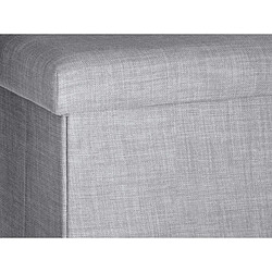 Atmosphera, Createur D'Interieur Pouf pliant Tomaz - Gris clair - Atmosphera