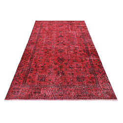 Vidal Tapis de laine 257x137 rouge Ultra Vintage