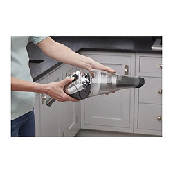 Black & Decker BLACK+DECKER NVC220WC-QW - Aspirateur a main - Dustbuster Lithium 7,2V - EasyGrip - Chrome et Titanium pas cher