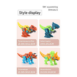 Universal 4 DIY Assemblés Enfants Dinosaures Tyrannosaurus Rex Triangle Licorne Blocs de construction Jouets Garçons Enfants Cadeaux | Blocs de serrage pas cher