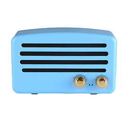 Wewoo Enceinte Bluetooth d'intérieur bleu bébé Haut-parleur stéréo portatif sans fil V4.2 avec cordon, microphone intégré, prise en charge des appels mains libres, carte TF et entrée AUX FM, distance Bluetooth: 10 m