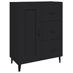 vidaXL Buffet Noir 69,5x34x90 cm Bois d'ingénierie