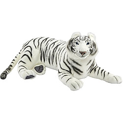 Hansa Peluche Géante Tigre Blanc Couche 100cmL