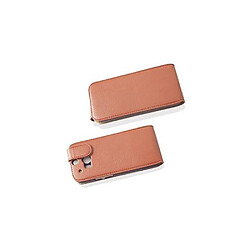 Cadorabo Coque HTC ONE M8 Etui en Marron