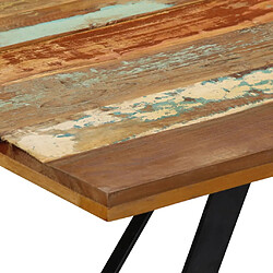 Acheter vidaXL Table à manger 140x80x76 cm Bois de récupération massif