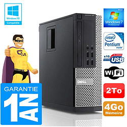 PC DELL 990 SFF Intel G840 Ram 4Go Disque 2 To Wifi W7 - Occasion