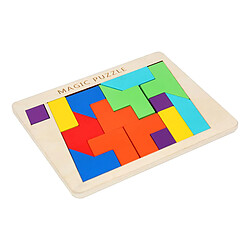 Puzzle Tangram de voyage en bois Montessori Kids Toys