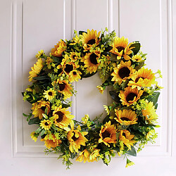 fleur de tournesol artificielle guirlande fête de mariage décoration décor maison mur