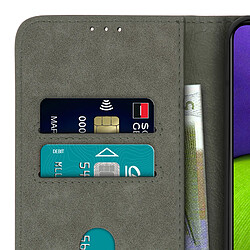 Avizar Étui Samsung Galaxy A22 Protection avec Porte-carte Fonction Support gris pas cher