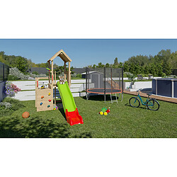 Avis Aire de jeux en bois double plateformes - j-24611p1 - TRIGANO JARDIN