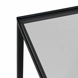 Avis BigBuy Home Étagère Noir Verre Fer 110 x 26 x 74 cm