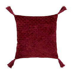 Paris Prix Coussin Déco à Motifs Cherry 45x45cm Bordeaux