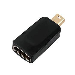 Avizar Adaptateur Mini DisplayPort Mâle vers HDMI Femelle Câble Vidéo HD Compact Noir