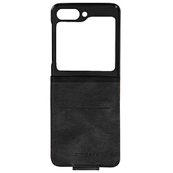 Avizar Étui pour Samsung Galaxy Z Flip 5 Clapet Vertical Porte-Carte Anti-RFID Noir